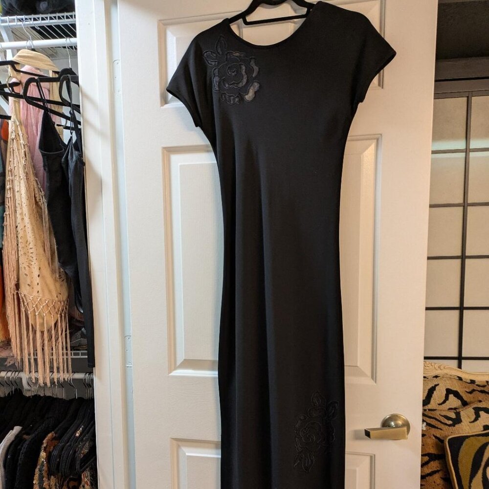 GRAY EVENING DRESS